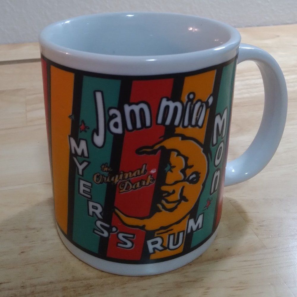Vintage Myer's Rum Jammin' Mon Coffee Mug